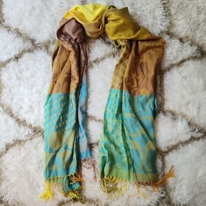 Coach Multicolor Patterned Women's Scarf